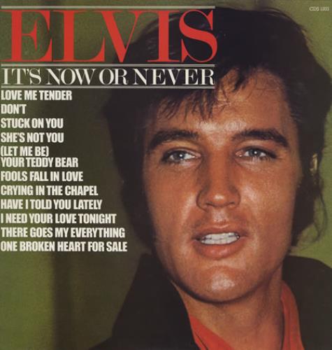 Elvis Presley It's Now or Never UK(英)盤LP Elvis Presley It's Now Or Never UK vinyl LP album (LP record